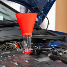 Motor oil funnel with holder 125mm