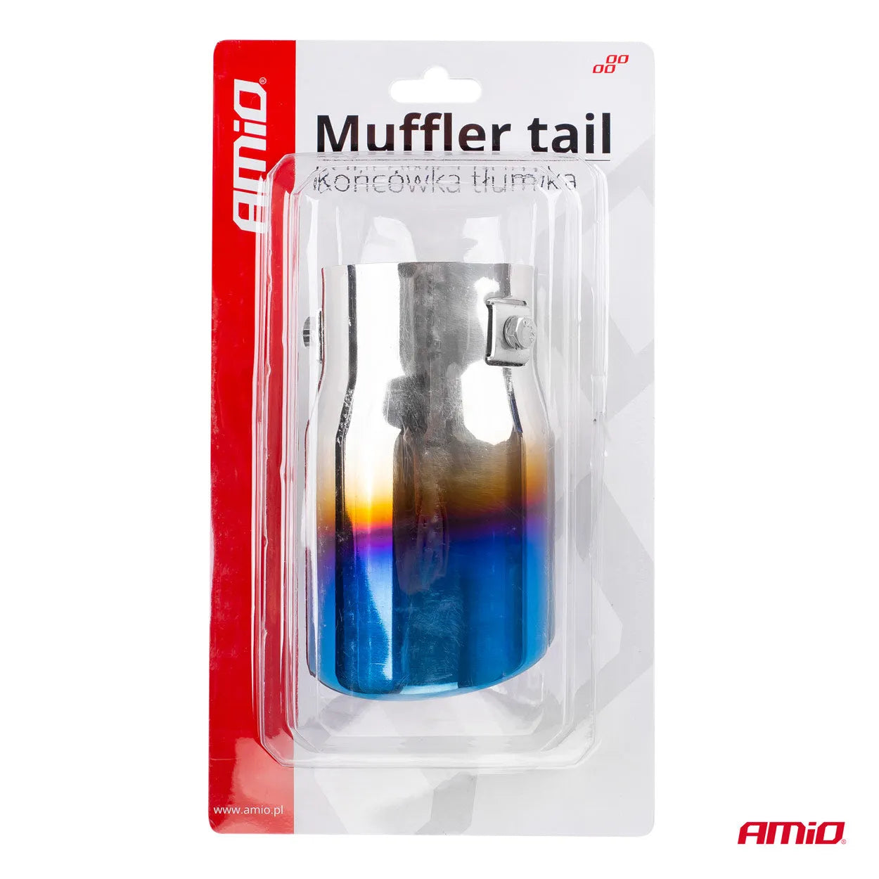 Muffler tail stainless steel MT 017BLC