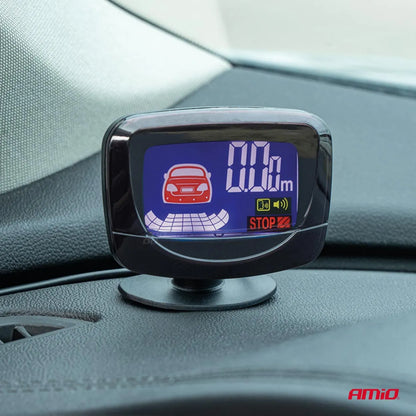 Parking assistant system LED-GRAF 4 sensor black