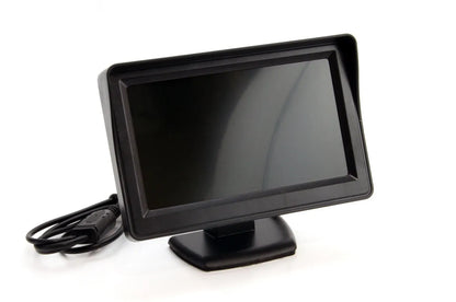 Parking assistant system TFT01 FT 43 with CAM-402 LED 4 sensors black