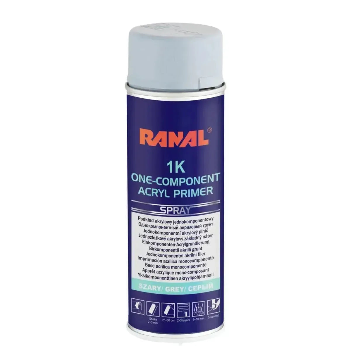 RANAL ONE COMPONENT ACRYLIC PRIMER 1K GREY - PAINT by RANAL | Buy Online at VROOMPARTSSHOP