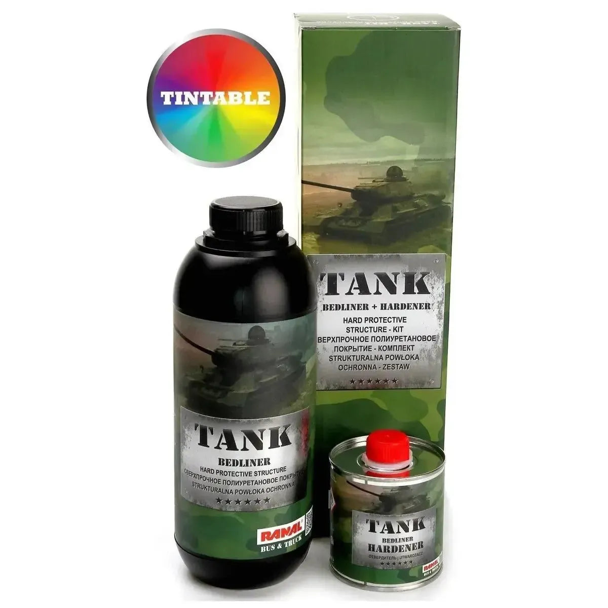 RANAL TANK BEDLINER + HARDENER TINTABLE - PAINT by RANAL | Buy Online at VROOMPARTSSHOP