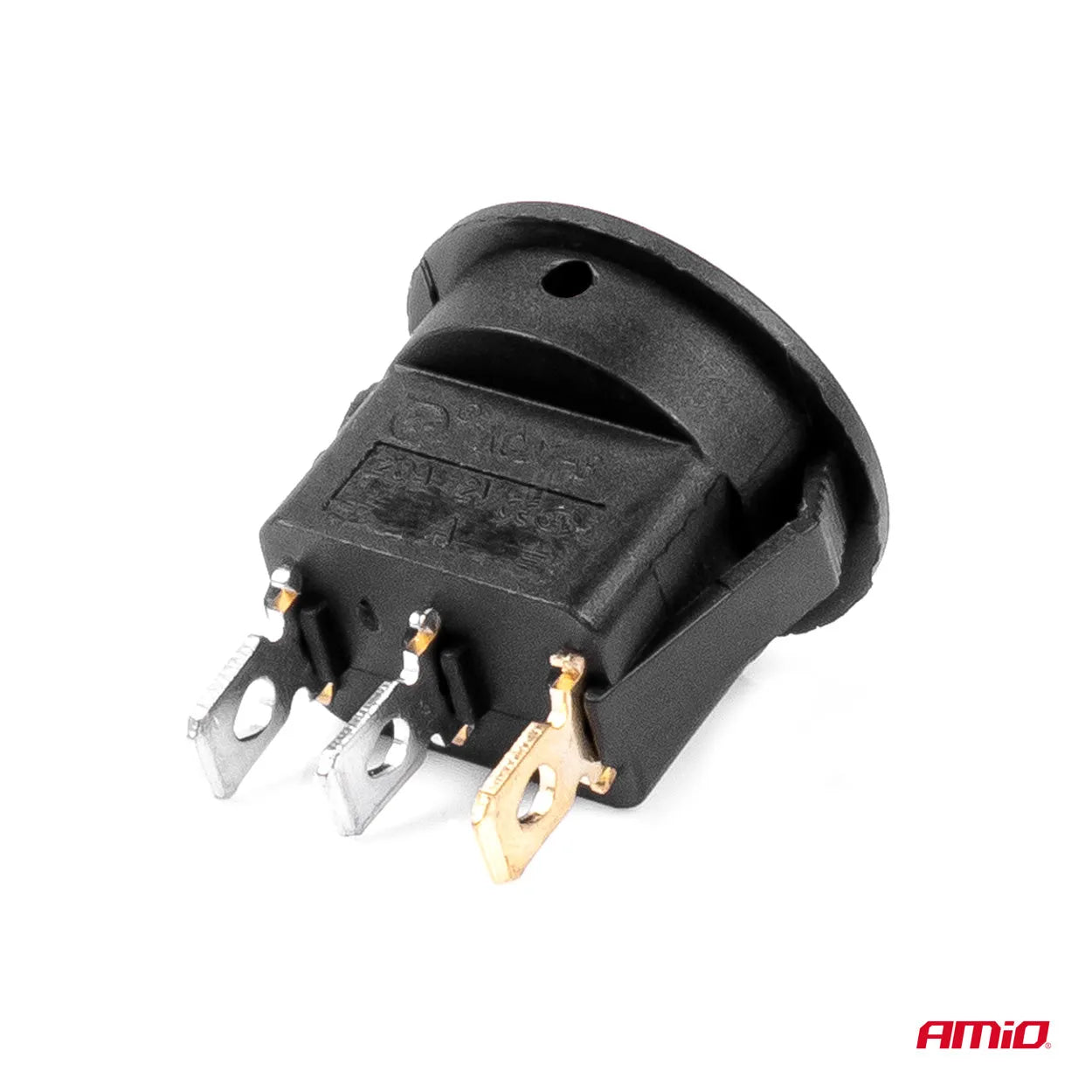 Round switch with Yellow Light 12/24V max 20A ON/OFF