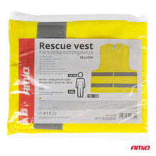 Safety vest yellow with certificate