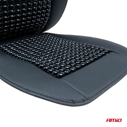 Seat mat with lumbar support and headrest