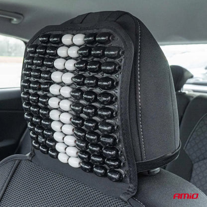 Seat mat with lumbar support and headrest