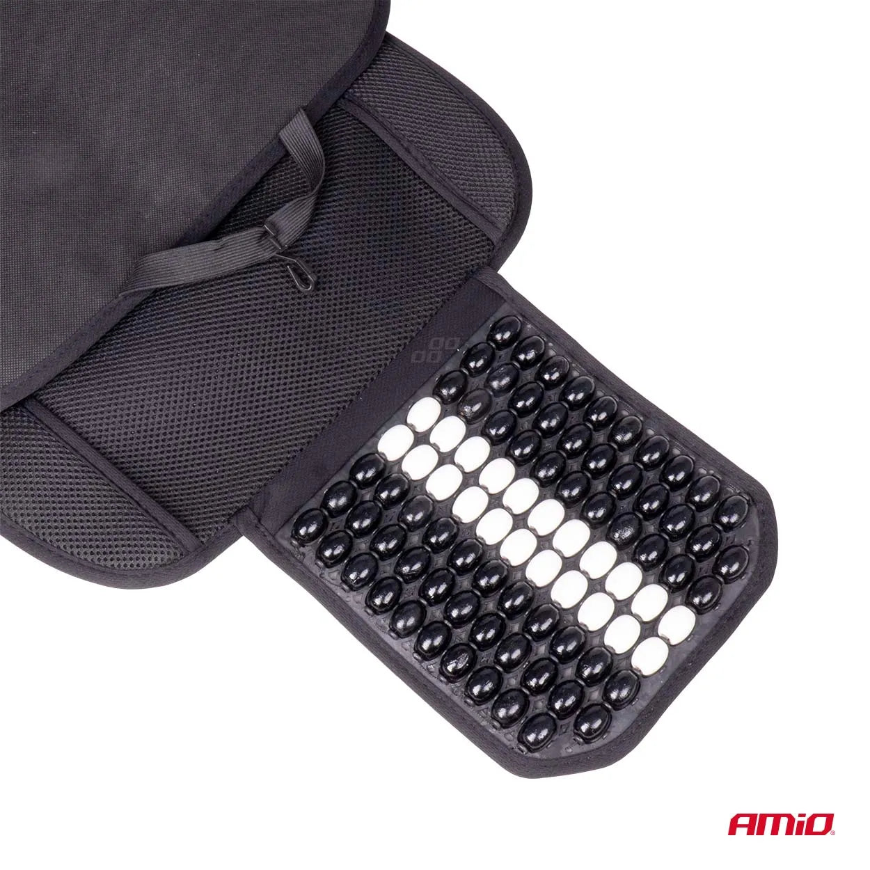 Seat mat with lumbar support and headrest