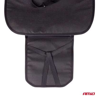 Seat mat with lumbar support and headrest