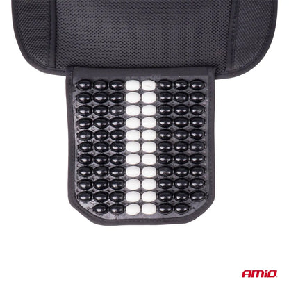 Seat mat with lumbar support and headrest
