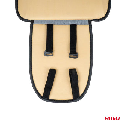 Seat mat with lumbar support and headrest