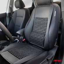 Seat mat with lumbar support and headrest