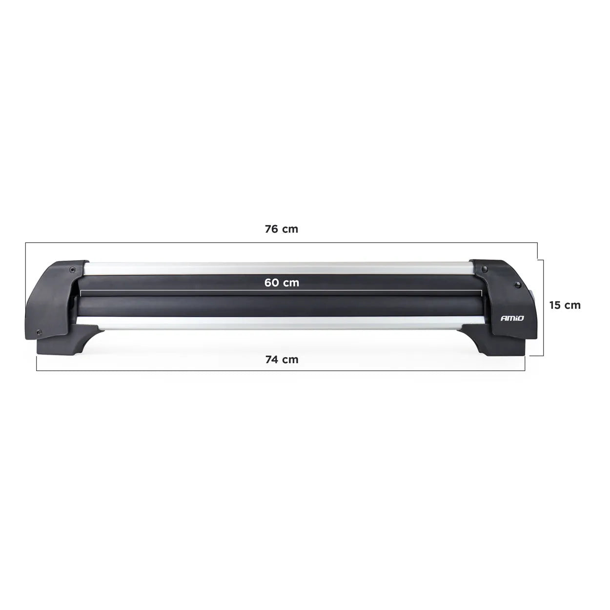 Ski snowboard roof rack long 760mm SSR-01L