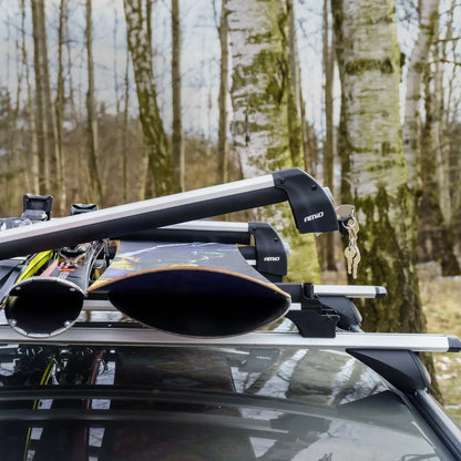 Ski snowboard roof rack long 760mm SSR-01L
