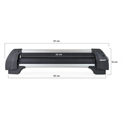 Ski snowboard roof rack short 570mm SSR-01S