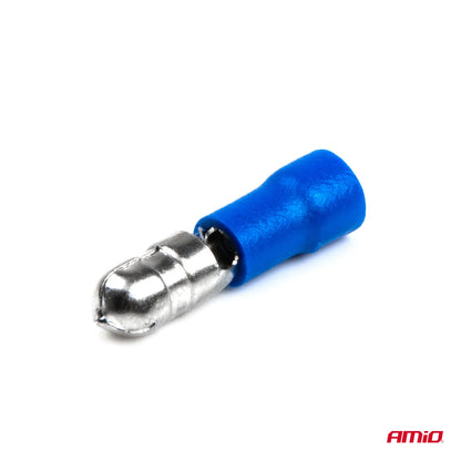 Snap Bullet connectors male 5mm 1.5-.25mm2 15A 10pcs