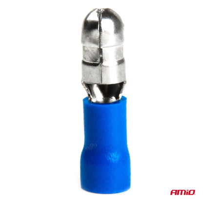Snap Bullet connectors male 5mm 1.5-.25mm2 15A 10pcs
