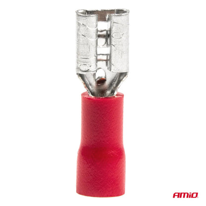 Spade type connectors 5.6mm 0.5-1.5mm2 10A 10 pcs