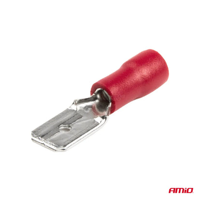 Spade type connectors 6.3mm 0.5-1.5mm2 10A 10 pcs