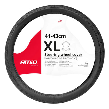 Steering wheel cover Leather Series SWC-51-XL (41-43cm)