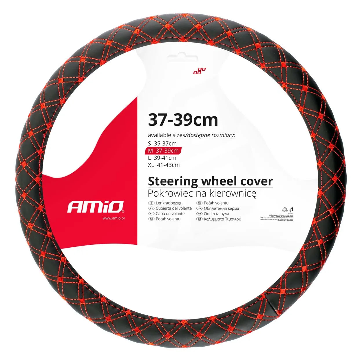 Steering wheel cover SWC-40-M (37-39cm)