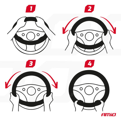 Steering wheel cover SWC-47-M (37-39cm)