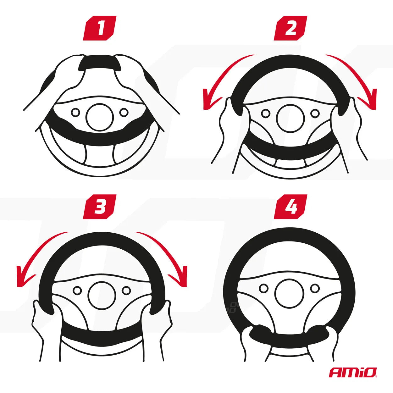 Steering wheel cover SWC-54-M (37-39cm)