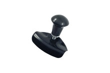Steering wheel spinner knob straight black