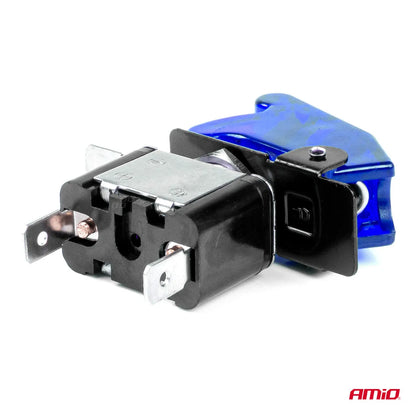 Top gun switch with blue light