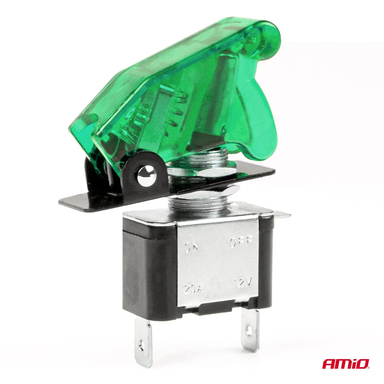 Top gun switch with green light