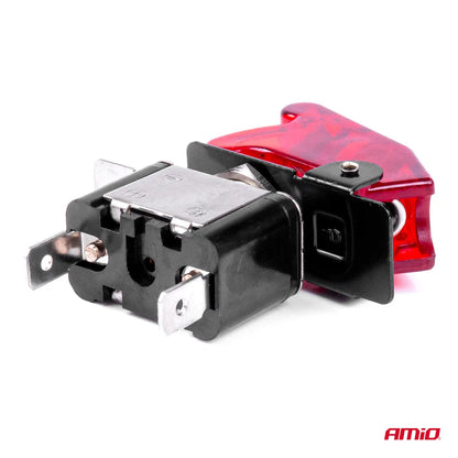 Top gun switch with red light