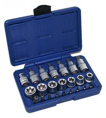TORX SOCKET WRENCHES 1/2” 23 EL.TX SET-23