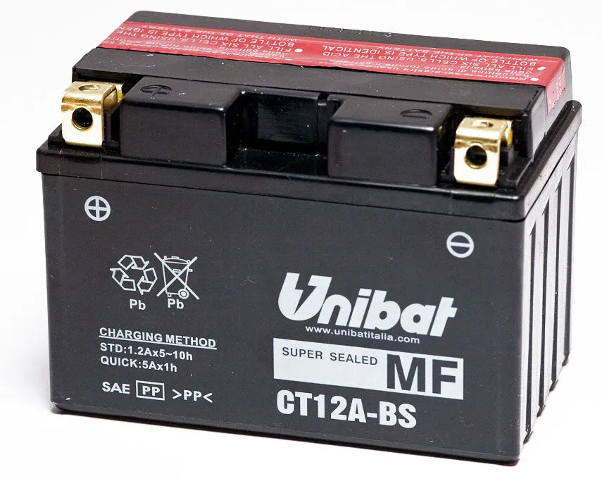      Volts
        12 Capacity Ah
        10 CCA A/EN
        175 Lunghezza (mm)
        150 Profondità (mm)
        87 Altezza (mm)
        105 Peso (kg)
        4 Volume di acido (Lt)
        0.5 Polarità
        Due poli positivo a Sx e negativo a Dx Terminale
        1 Layout
        0 

U.M. N. 