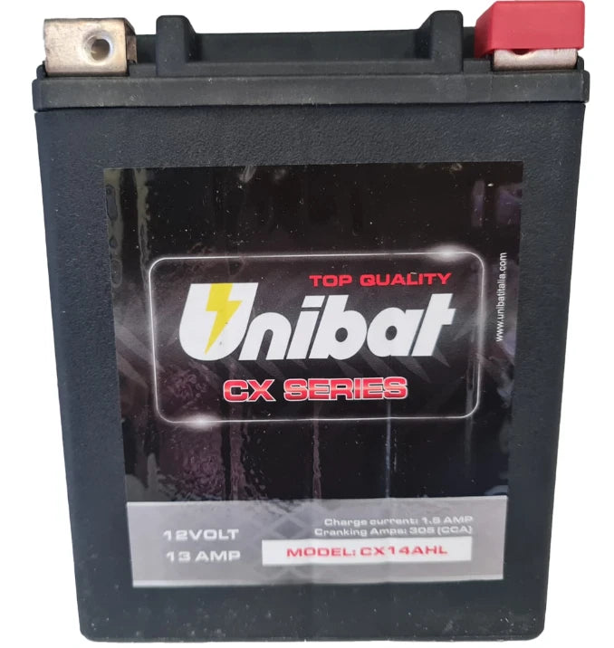      Volts
        12 Capacity Ah
        12 CCA A/EN
        210 Lunghezza (mm)
        134 Profondità (mm)
        89 Altezza (mm)
        166 Peso (kg)
        4.27 Volume di acido (Lt)
        0.66 Polarità
        Due poli positivo a Sx e negativo a Dx Terminale
        1 Layout
        0 

U.M. N. 