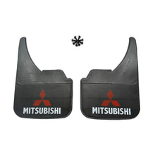 Universal Car Front Rear To Fit Mitsubishi Logo Lancer Evo Shogun Mud Flaps MF347UA