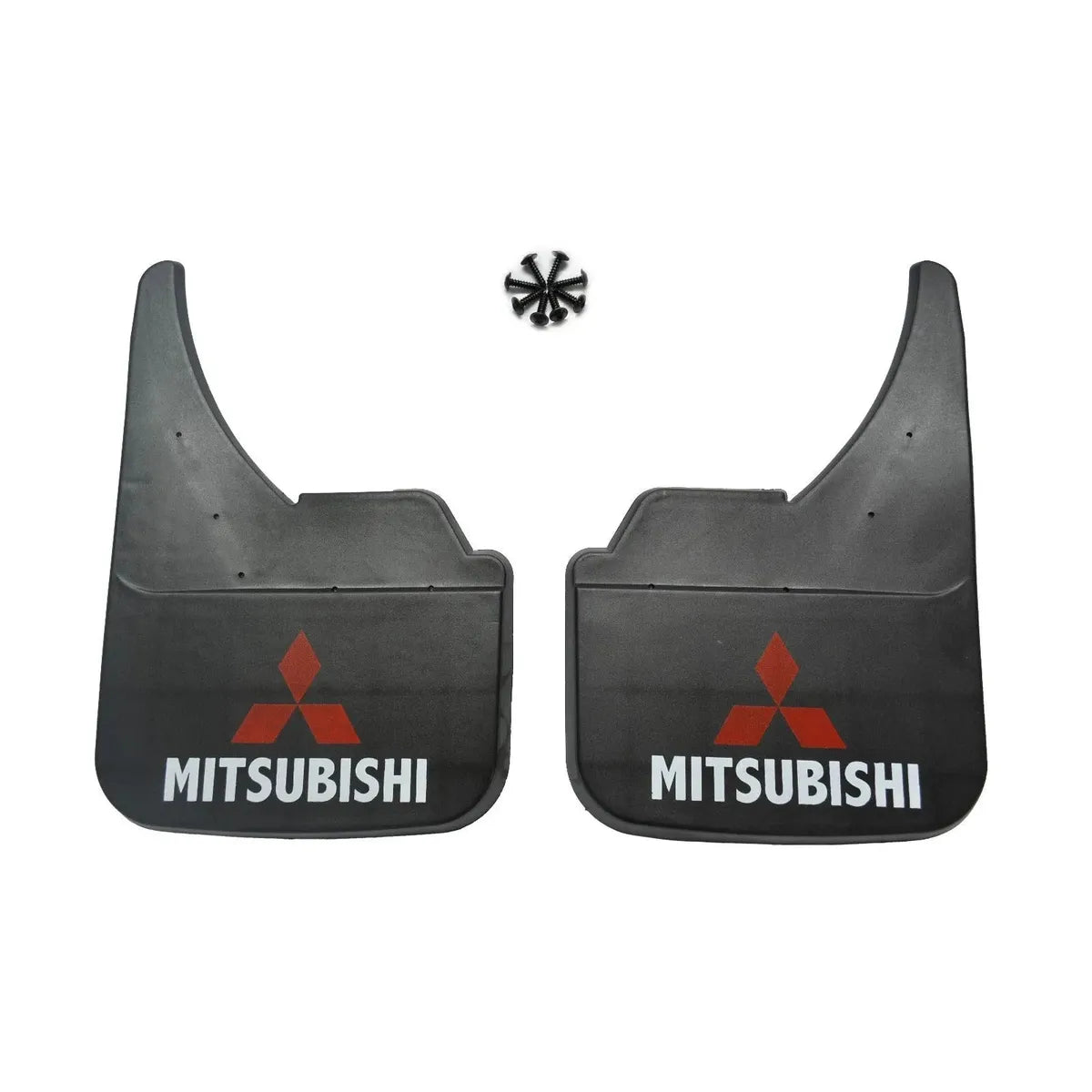 Universal Car Front Rear To Fit Mitsubishi Logo Lancer Evo Shogun Mud Flaps MF347UA