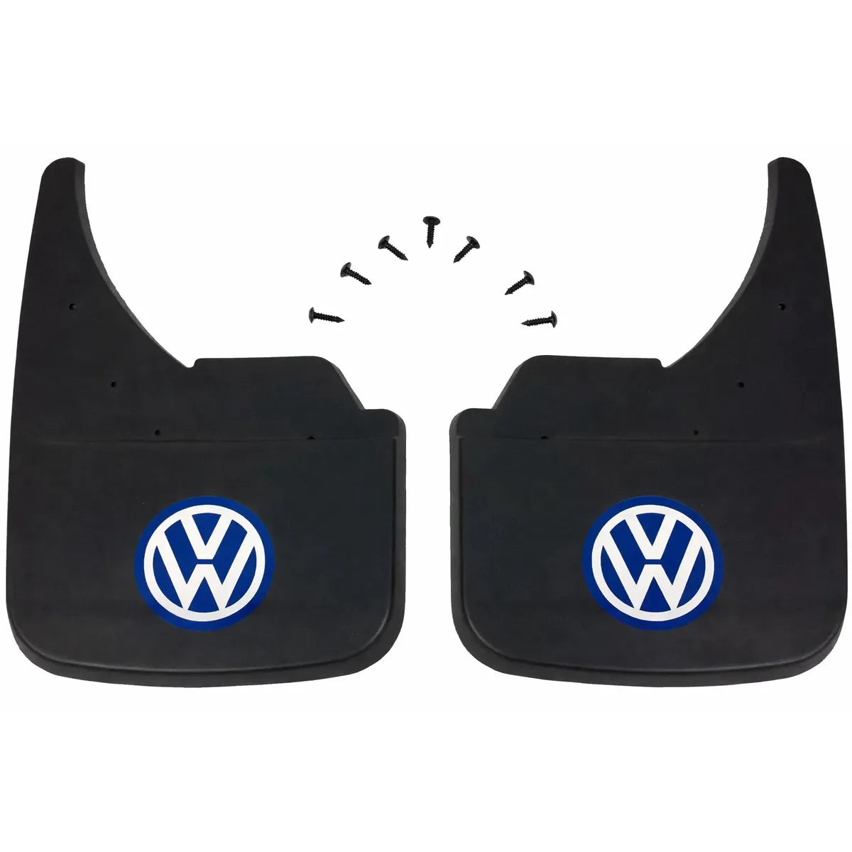 Universal Mudflaps Car Front Rear Fits VW Blue Logo MF326U