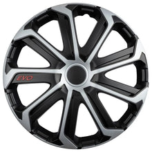 Wheel Cover EVO black & silver 15", Wheels Set (4 pcs)