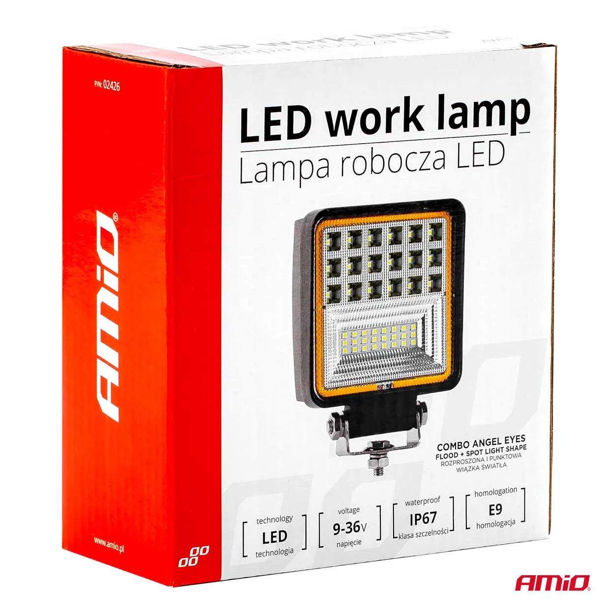 Working lamp AWL12 42 LED COMBO (2 modes) 9-36V