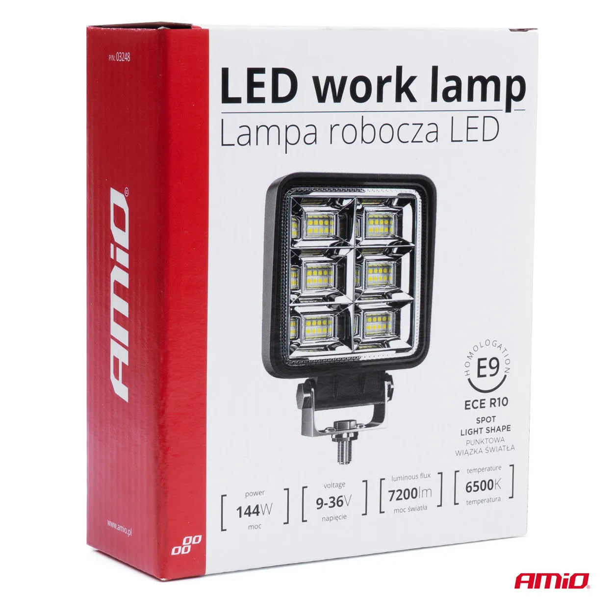 Working lamp AWL37 48 LED SPOT 9-36V