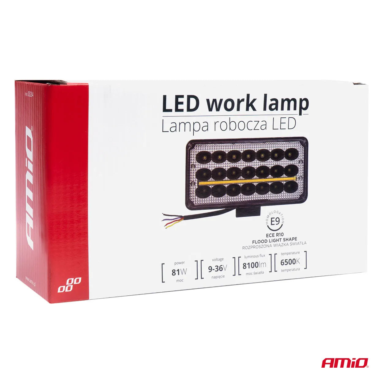 Working lamp AWL43 27 LED FLOOD 9-36V