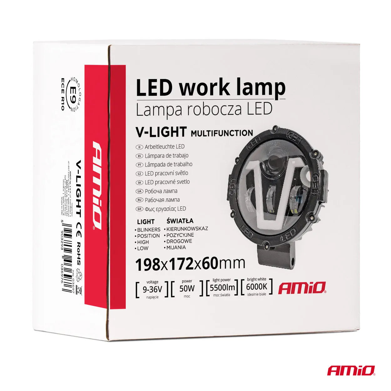 Working lamp Multifunction 9-36V 50W